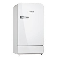 Bosch/博世 154升原装进口立式单门复古家用小冰箱 KSL20AW30C 白色