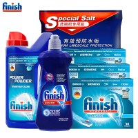 赠 finish经典块6件套 (经典块489g*3+盐2公斤+漂洗剂500+粉剂1公斤)