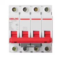 德力西(DELIXI) 空气开关 空开断路器 C型 DZ47-4P 80A