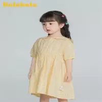 连衣裙2020年夏季女幼童时尚经典格纹连衣裙