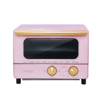日本IRIS爱丽思丝ricopa迷你台式全自动多功能家用烘焙小型烤箱粉色