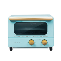 日本IRIS爱丽思丝ricopa迷你台式全自动多功能家用烘焙小型烤箱蓝色
