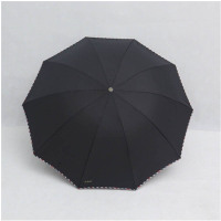 天堂伞3311E碰广告伞定制雨伞三折晴雨伞包边晴雨伞