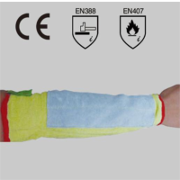 安洁士PHX-4200芳纶牛二层皮防切割护袖