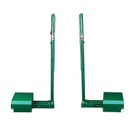 厂家直销羽毛球网架柱子,钢结构专业室内羽毛球场馆专用便携柱子