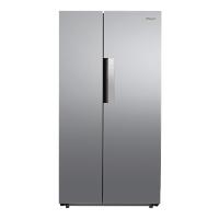 惠而浦(Whirlpool)BCD-593WD03BZWS夏空银 家用对开门冰箱 593L电冰箱节能变频 风冷无霜
