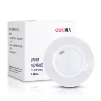 得力(deli) 11894合成热敏标签纸 (50*80mm)三防不干胶热敏标签打印纸(100张/盒)