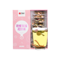 艺福堂 茶叶花草茶 荷瘦玫瑰荷叶茶 陈皮决明子组合茶包 170g