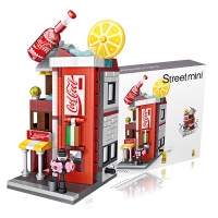 俐智积木 MINI街景 小颗粒积木 微拼装钻石积木 1622士多店/396PCS