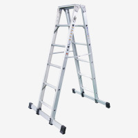 瑞居高强度双侧梯子A型梯子折叠梯子折叠工程梯子铝合金梯子YQAT-1860、1855*1000*1155称重135
