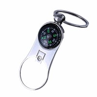 指南针挂饰锌合金钥匙扣