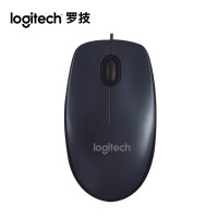 罗技(Logitech)M90 USB 有线鼠标电脑游戏家用办公光电鼠标