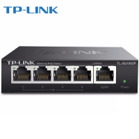 TP-LINK 普联PoE供电非网管交换机 TL-SG1005P 5口全千兆4口 即插即用