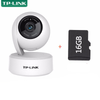 TP-LINK TL-IPC43AN-4霜白 300万高清云台红外夜视双向语音监控无线网络摄像头机 (标准配置+16G内