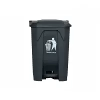 三清 脚踏污物桶30L(灰)