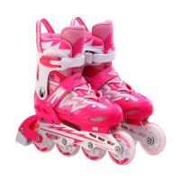 大嘴猴(paul frank)儿童初学轮滑鞋(尺码随机、颜色随机)HB-ZY188