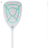 得宝(Tempo)猎网电蚊拍充电式灭蚊拍家用灭蚊虫蚊子拍可充电驱蚊灭蚊器苍蝇拍 带LED灯 榄菊