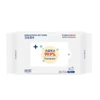 润本(RUNBEN) 卫生湿巾(不含酒精,含苯扎氯铵成分) 80片55040001(单位:袋)