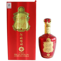 泸州玉蝉系列酒 玉蝉老酒(酒城明珠)10年 52度