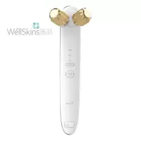 薇新(WellSkins)24K金微电流瘦脸滚轮脸部面部按摩仪按摩棒瘦脸仪V脸提拉紧致黄金棒美容仪神器导入仪GL01