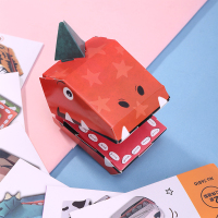 得力(deli)74810 DIY手工立体折纸 幼儿园彩色卡纸正方形手工折纸条 图案随机 10包装