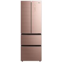 新品 美的冰箱对开门冰箱多门风冷无霜智能变频家用BCD-325WTGPM(Q) 玫瑰金