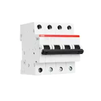 ABB 微型断路器 四极空开断路器 SH204-C20 空气开关 4P 20A 一台
