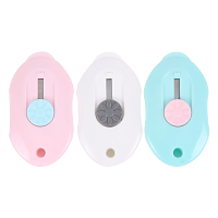 晨光文具 美工刀迷你裁纸刀壁纸刀带刀片开箱刀美工刀 ASS91361学生便携家居办公室备用美工刀3把 颜色随机 3把