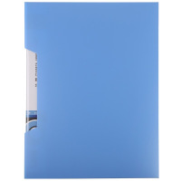 晨光(M&G) 文件夹 A4单强力夹+插袋文件夹 资料夹 单夹 板夹ADM95091 ADM95091单强夹 蓝色