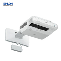 爱普生（EPSON）投影仪 办公激光超短焦投影机 CB-710UI（4000流明 超高清 手指互动 标配+120英寸可书写搪瓷投影白板）