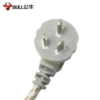 公牛(bull)耦合器 GN-J4A(B)3*0.75*1.5m 1.5米电饭煲家用电器电脑显示器专用