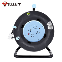 公牛(bull)卷线盘 GN-804 工程无线拖线盘滚子线轴绕线盘