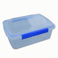 保鲜盒塑料长方形加厚冰箱保鲜箱 商用食物收纳盒 规格44.5*31*17cm