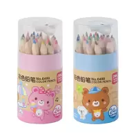 得力(deli) 6499 优酷彩色铅笔 加粗彩芯 六棱笔杠 12色/筒 1筒装
