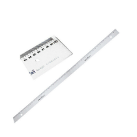 得力(deli)8200有机直尺子 100cm