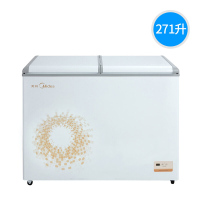 美的 Midea/商用冰柜双温双室冷冻冷藏卧式冷柜家用BCD-271VEM