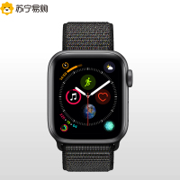 Apple Watch Series3 智能手表GPS款 38毫米 深空灰色铝金属表壳搭配黑色回环式运动表带
