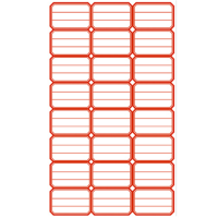 得力 DY 标签贴 纸自粘性标贴