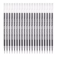 晨光(M&G)AGR65234 文具0.5mm黑色办公中性笔芯 半针管签字笔替芯 速腾系列水笔芯 20支/盒
