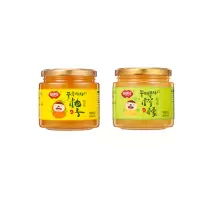福事多 蜂蜜果茶系列500g*2瓶(蜂蜜柚子茶+蜂蜜柠檬茶)