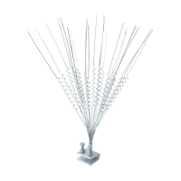 宽迈机场厂家不锈钢鸟窝赶鸟刺镀锌驱鸟刺防鸟刺电力线路驱鸟器驱鸟T25根刺600长