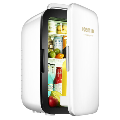 科敏K25迷你小冰箱车载小型家用单门式微型学生宿舍冰箱单人用迷你制冷藏化妆品面膜母乳冷藏箱 K25双核机械版-白色