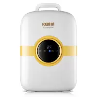 科敏K22迷你小冰箱车载小型家用单门式制冷微型学生宿舍冰箱单人用制冷藏 K22双核数控版-活力橙/制冷空间温差30℃