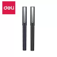 得力(deli) S160EF笔类办公钢笔 EF明尖钢笔 沉稳办公墨水笔 黑色 1支装
