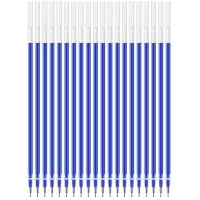 得力(deli) 6901 0.5mm中性笔笔芯 水笔签字笔替芯 20支/盒 蓝色 2盒装