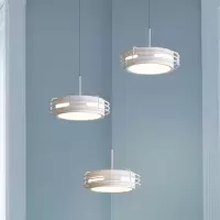 陇步昇SG-1862/3哑白长吊灯具