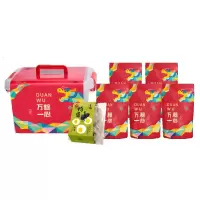 名名物 五芳斋粽子鸭蛋组合装1205g 五福临门万粽一心套装A 枸杞茶三只松鼠榛子