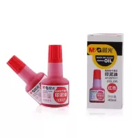 晨光(M&G) 高级快干清洁印泥油 (红) AYZ97511A 12盒装