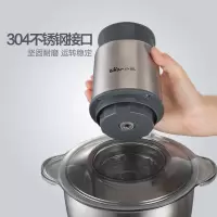 小熊(Bear)绞肉机家用电动 不锈钢多能料理机 绞馅机碎肉打肉机切菜搅拌机