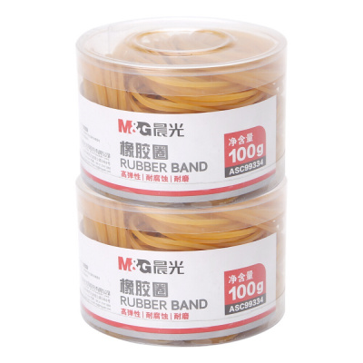 晨光(M&G)ASC99334弹力橡皮筋橡皮圈橡胶圈牛皮筋100g/盒2盒装